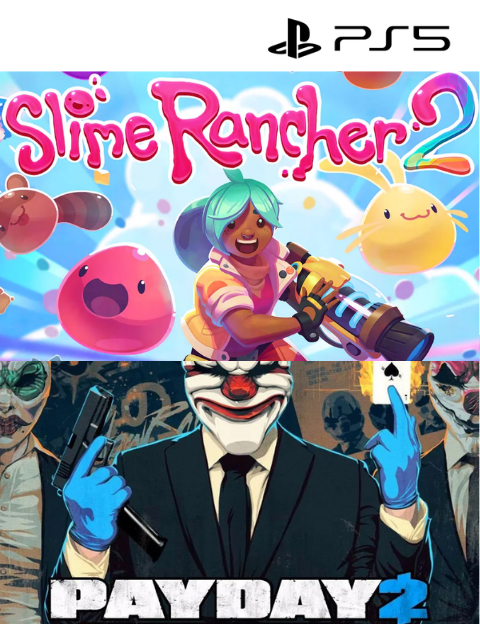 PAYDAY 2: CRIMEWAVE EDITION + Slime Rancher 2 PS5